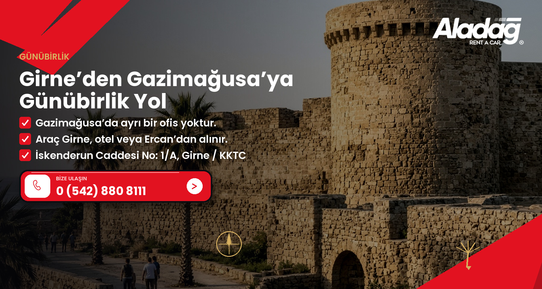Girne’den Gazimağusa’ya Günübirlik Yol