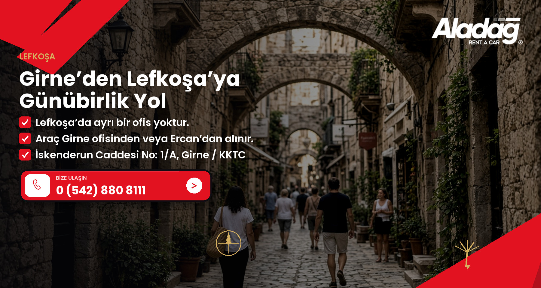 Girne’den Lefkoşa’ya Günübirlik Yol