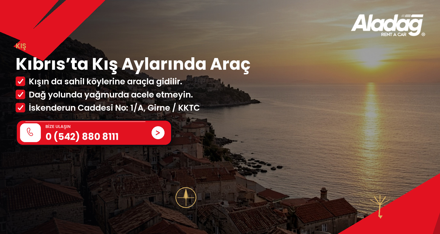 Kıbrıs’ta Kış Aylarında Araç