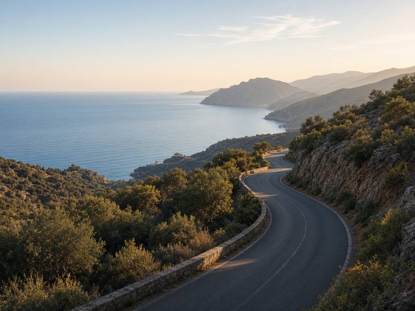 Kıbrıs’ta sahil yolu